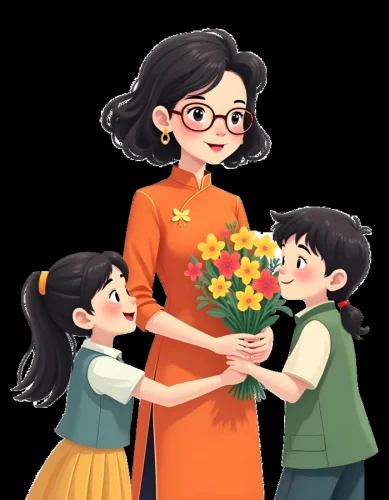 Tranh 20/11 ngày Nhà giáo 20