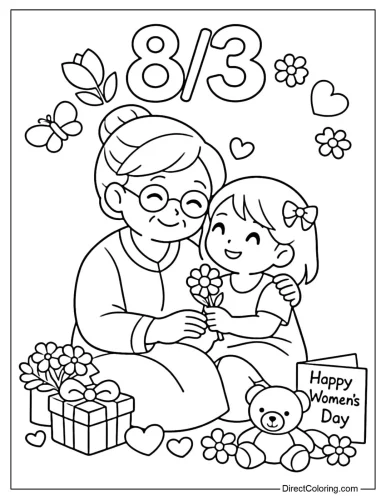 Tranh 8/3 Quốc tế Phụ nữ 16