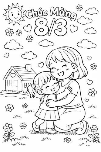 Tranh 8/3 Quốc tế Phụ nữ 33