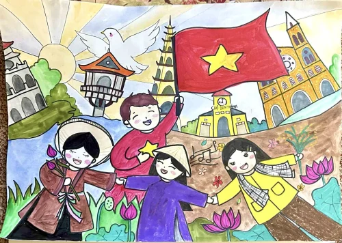 Tranh 8/3 Quốc tế Phụ nữ 3