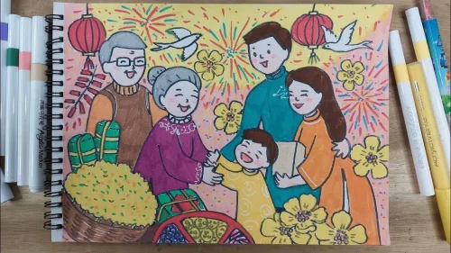 Tranh 8/3 Quốc tế Phụ nữ 4