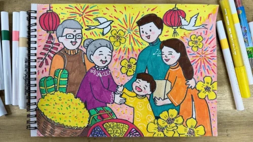 Tranh 8/3 Quốc tế Phụ nữ 5