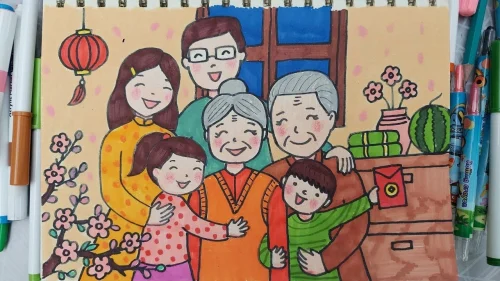Tranh Tết 54