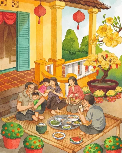 Tranh Tết 55