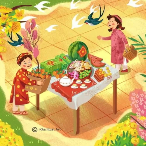 Tranh Tết 55