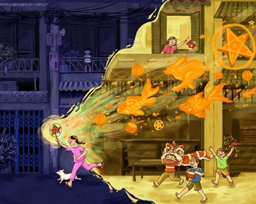 Tranh Trung thu 2