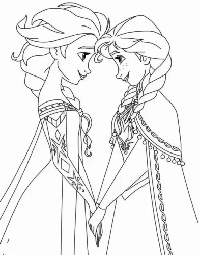 Anna và Elsa chạm trán nhau