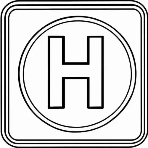 Biển bệnh viện chữ H