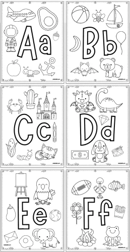 Tranh tô màu chữ cái 20