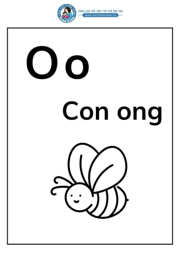 Tranh tô màu chữ cái 3