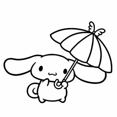 Cinnamoroll cầm ô