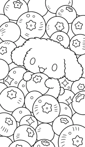 Nhiều Cinnamoroll trong bong bóng