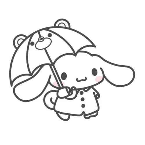 Cinnamoroll cầm ô