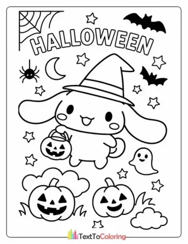 Cinnamoroll phù thuỷ Halloween