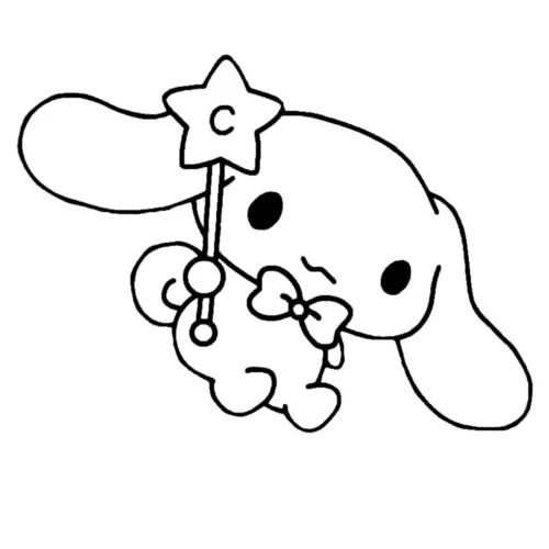 Cinnamoroll cầm đũa phép ngôi sao