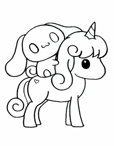 Cinnamoroll cưỡi kỳ lân