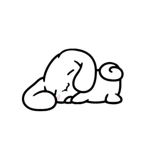 Cinnamoroll cuộn tròn ngủ
