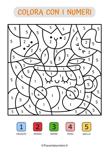 Tranh tô màu chữ số 24