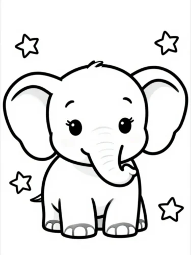 Voi con giữa các ngôi sao, nét đậm