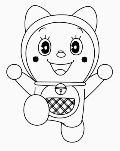 Dorami giơ tay nhảy
