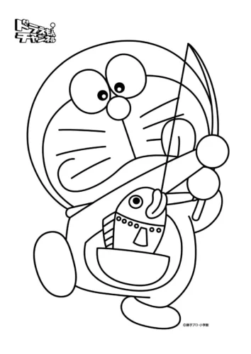 Doraemon câu cá