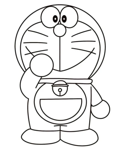 Doraemon đứng chính diện