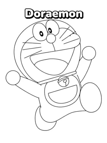 Doraemon dưới chữ Doraemon