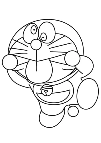 Doraemon nhảy giơ chân