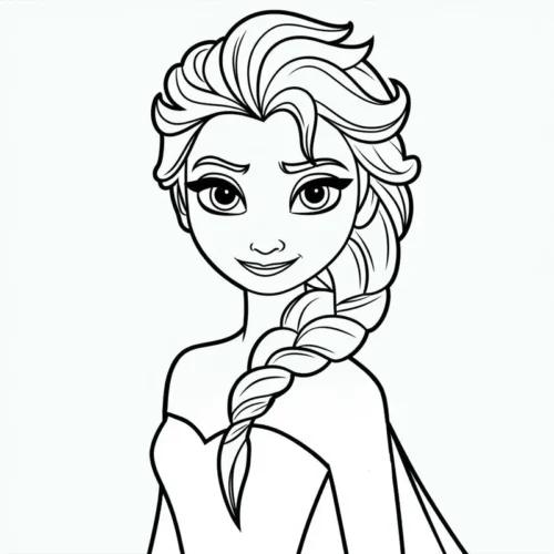 Khuôn mặt Elsa cỡ lớn