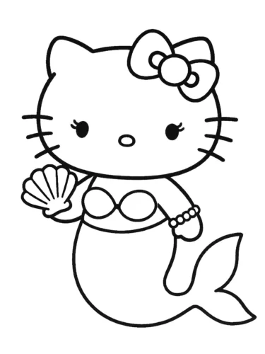 Hello Kitty nàng tiên cá