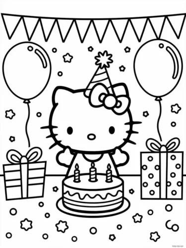 Hello Kitty dự tiệc sinh nhật
