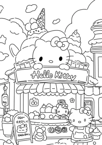 Tiệm bánh Hello Kitty