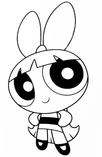 Bubbles trong The Powerpuff Girls, nét đậm