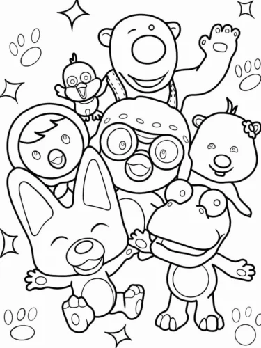 Pororo và nhóm bạn quây quần