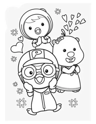 Pororo, Loopy và các bạn giữa trái tim