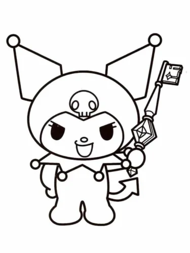 Kuromi cầm chiếc chìa khoá