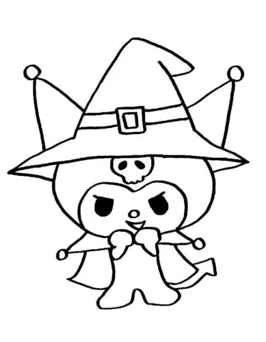 Kuromi đội nón phù thuỷ