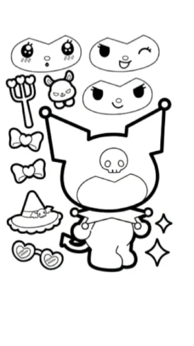 Trang nhiều biểu cảm Kuromi