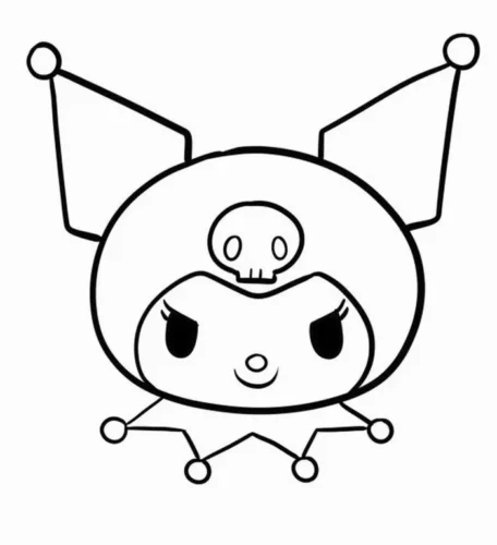 Khuôn mặt Kuromi cỡ lớn