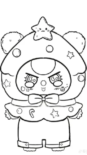 Labubu đội mũ ngôi sao