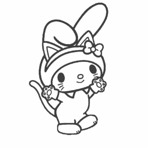 My Melody đội mũ tai mèo