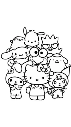 My Melody cùng các bạn Sanrio