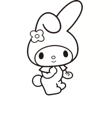 My Melody bước đi, nét đậm