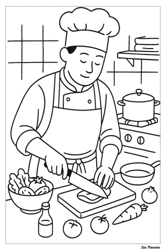 Tranh tô màu nghề nghiệp 34