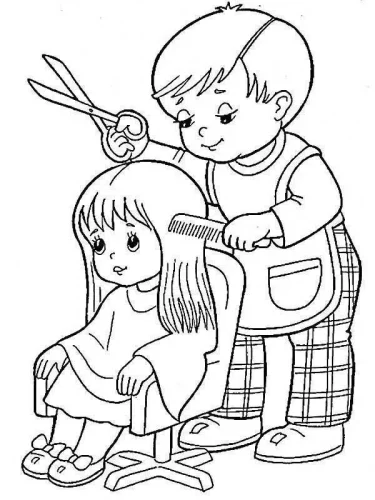 Tranh tô màu nghề nghiệp 23