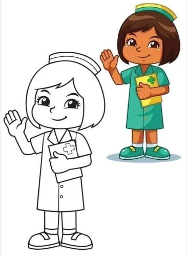 Tranh tô màu nghề nghiệp 2