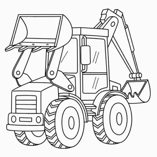Máy xúc đào bánh lốp