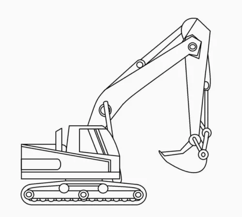Máy xúc nét mảnh