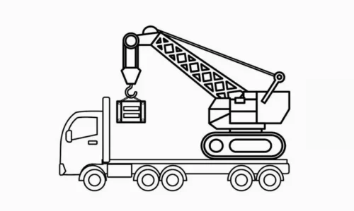 Xe cẩu chở cần cẩu
