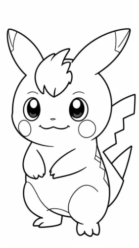 Pikachu nghiêng đầu